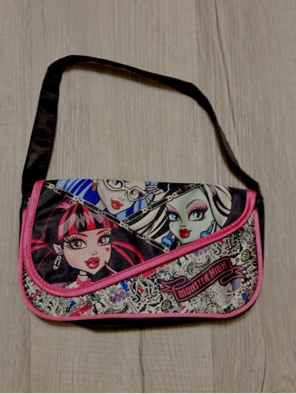 Monster High Purse Shoulder Bag Youth Accessory Clutch Mini Bag 2013 Y2K Style